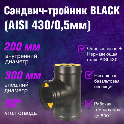  - BLACK (AISI 430/0,5) (200300)   -     , -, 