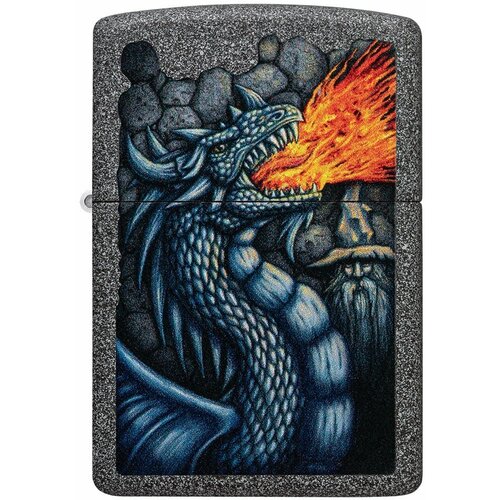     ZIPPO Classic 49776 Fiery Dragon   Iron Ston -     -     , -, 