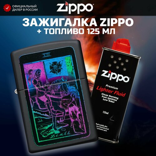    ZIPPO 49698 Black Light Tarot Card +     125    -     , -, 
