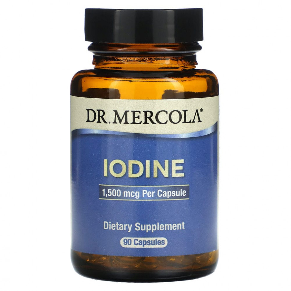 ���� ������ (Iherb) Dr. Mercola, Iodine, 1,500 mcg, 90 Capsules, ������ �� 5050 ���