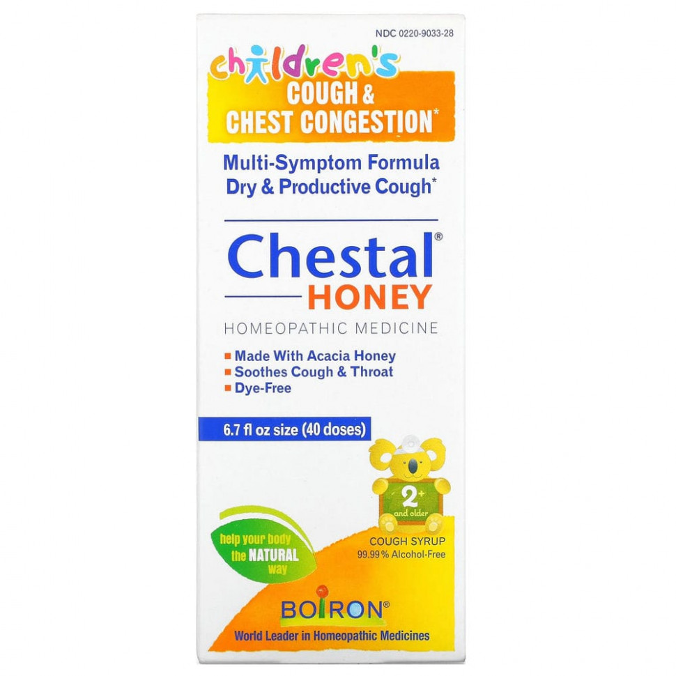 ���� ������ (Iherb) Boiron, Chestal Honey, ������ ��� ����� � ���������� ������� � �������� ������� � �����, 40 ��� (6,7 ����. �����), ������ �� 2610 ���