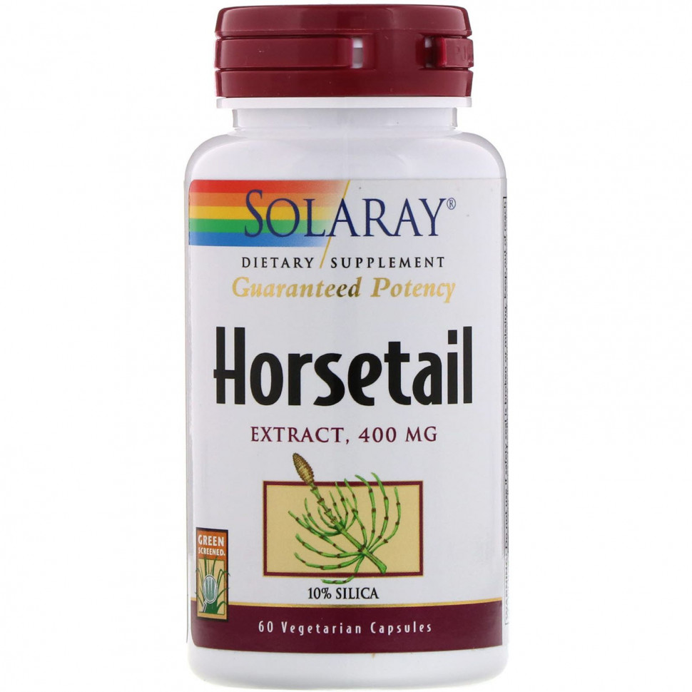 ���� ������ (Iherb) Solaray, �������� �����, 400 ��, 60 �������������� ������, ������ �� 1870 ���
