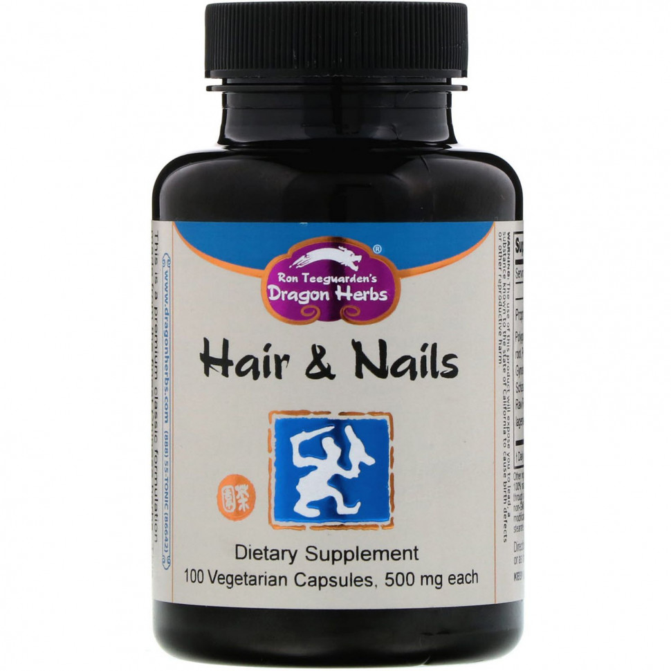 ���� ������ (Iherb) Dragon Herbs, ��� ����� � ������, 500 ��, 100 �������������� ������, ������ �� 3880 ���