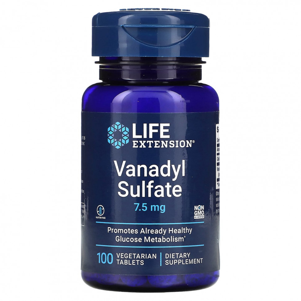 ���� ������ (Iherb) Life Extension, ��������������, 7,5 ��, 100 �������������� ��������, ������ �� 1690 ���