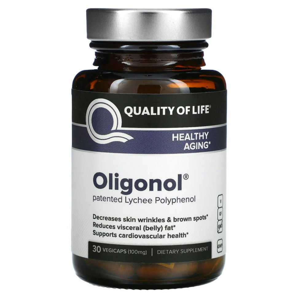  (Iherb) Quality of Life Labs, Oligonol, 100 , 30  ,   4870 