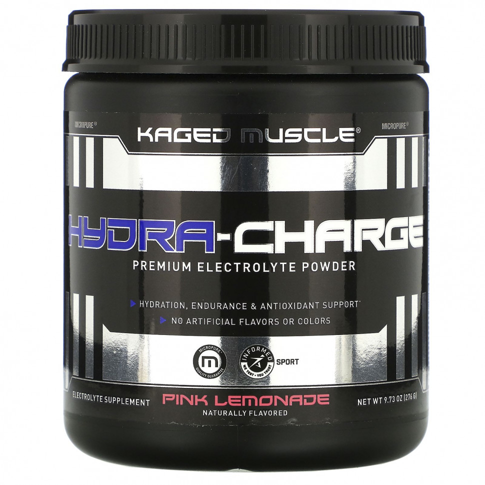 ���� ������ (Iherb) Kaged Muscle, Hydra-Charge, ������� ����������� ������������ ��������, ������� �������, 276 � (9,73 �����), ������ �� 5400 ���