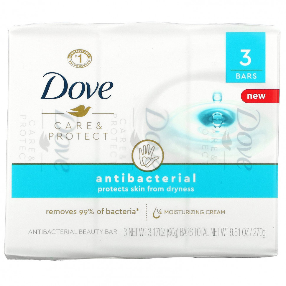 ���� ������ (Iherb) Dove, Care & Protect, ����������������� ������������� ����, 3 ��. �� 90 � (3,17 �����), ������ �� 1580 ���