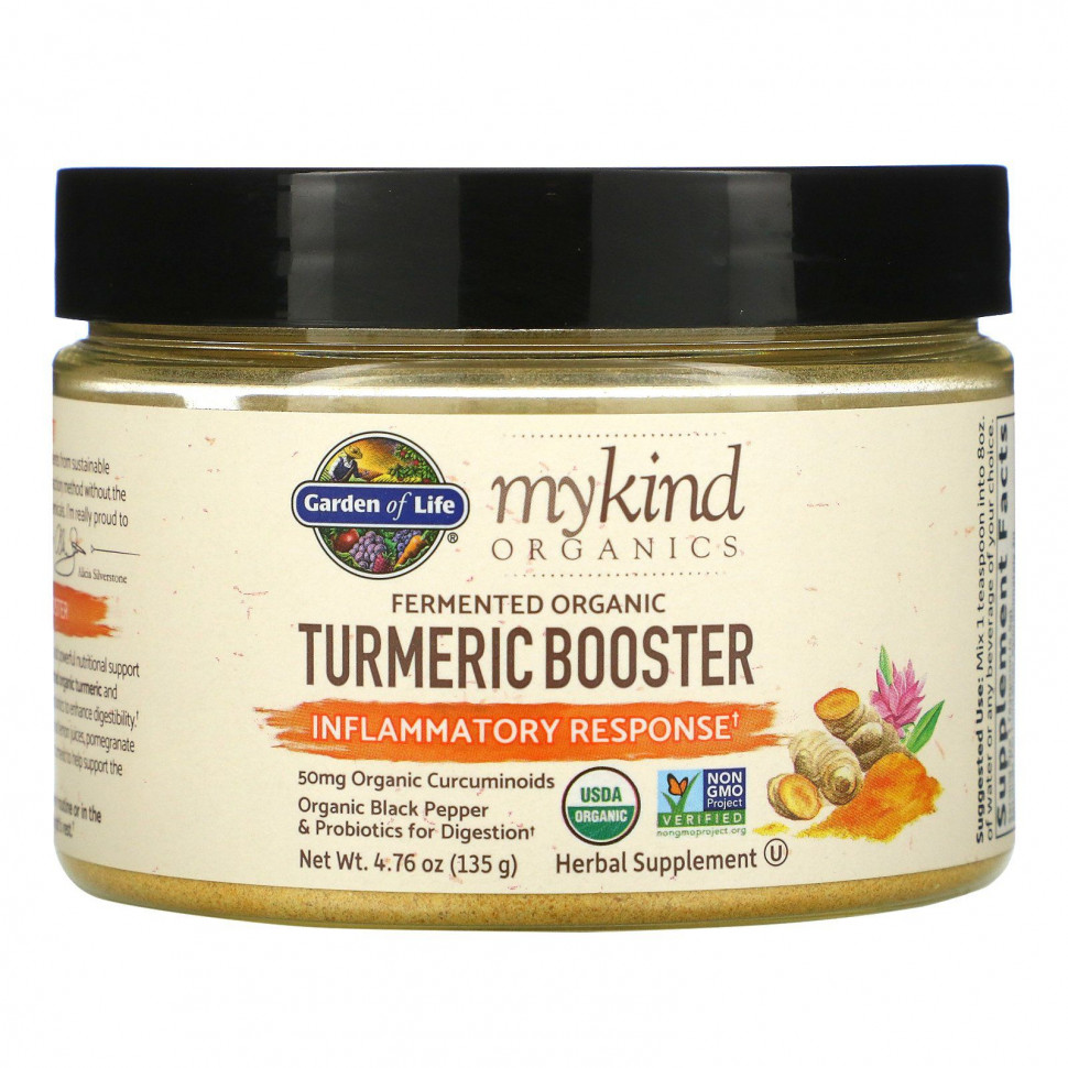 ���� ������ (Iherb) Garden of Life, MyKind Organics, ���������� � ������������ ���������������� ��������, �������������� �������, 135 � (4,76 �����), ������ �� 4600 ���