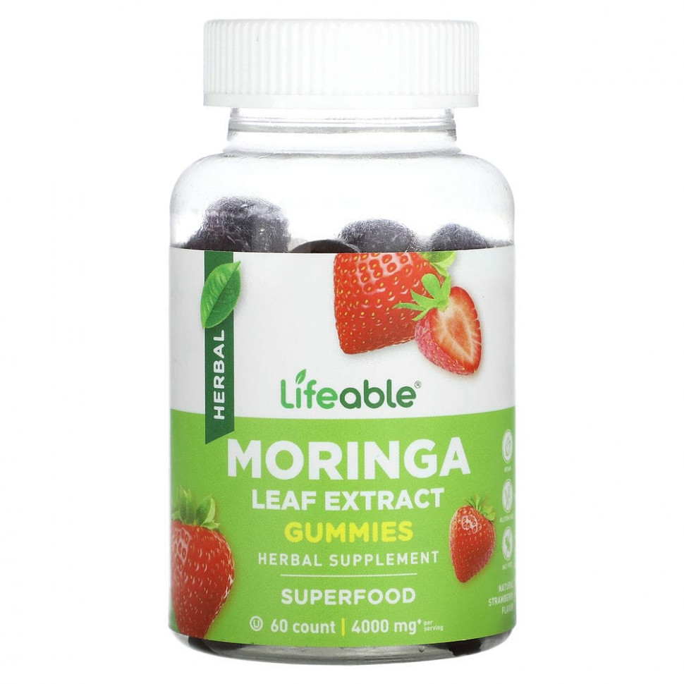 ���� ������ (Iherb) Lifeable, ����������� ���������� � ���������� ������� �������, ����������� ��������, 2000 ��, 60 ����������� ��������, ������ �� 2790 ���
