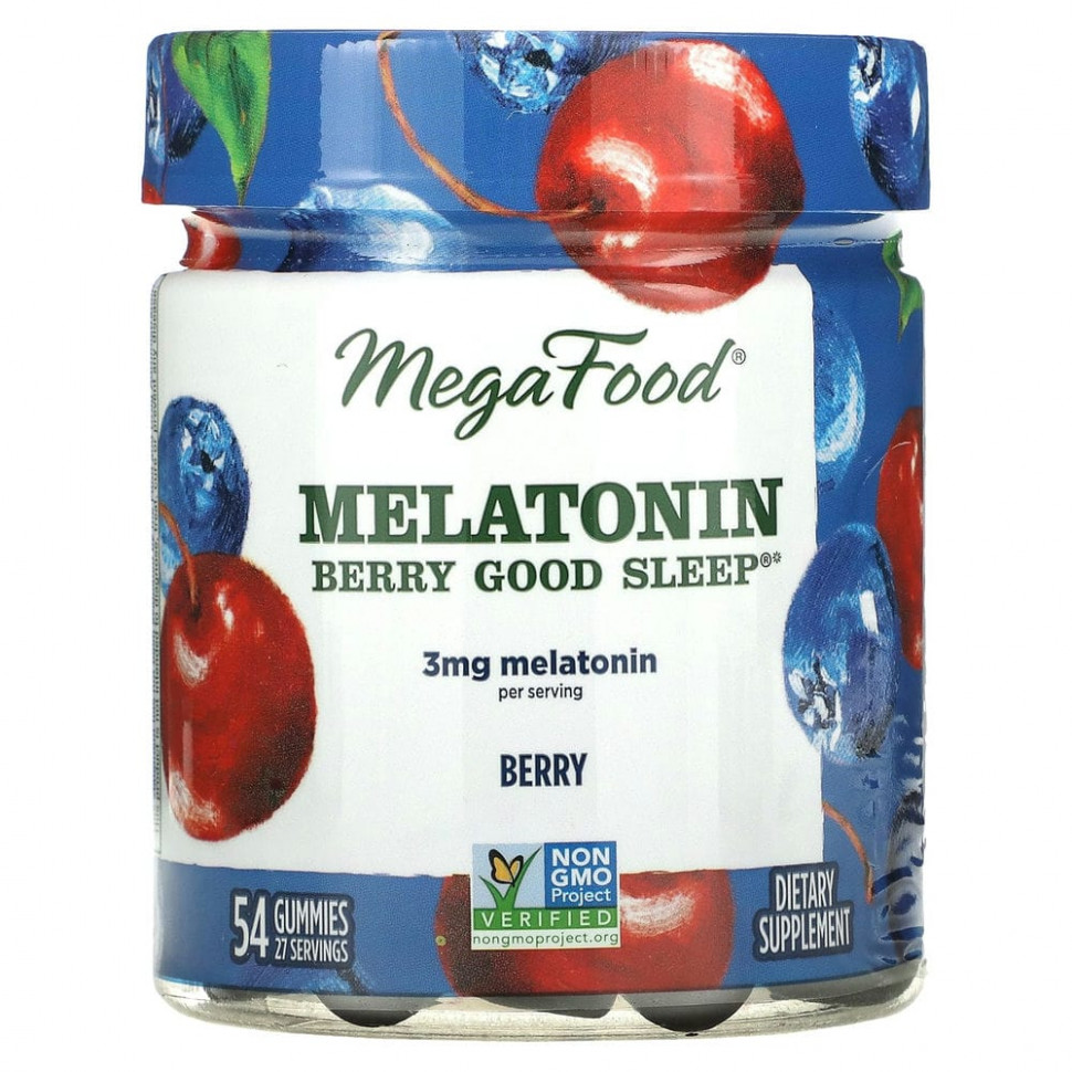 ���� ������ (Iherb) MegaFood, ��������� Berry Good Sleep, �������, 1,5 ��, 54 ����������� ��������, ������ �� 2880 ���