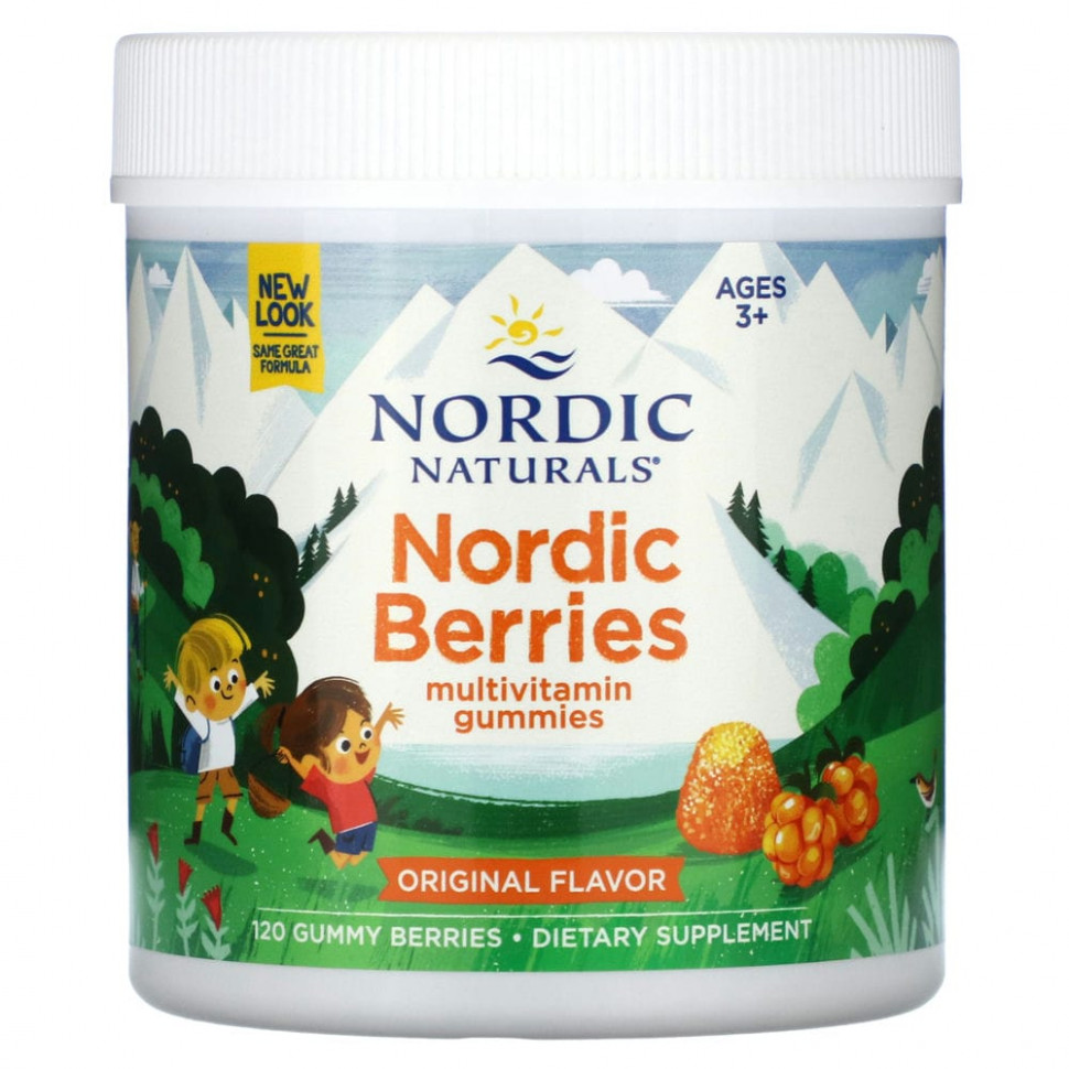 ���� ������ (Iherb) Nordic Naturals, Nordic Berries, ���������������� ����������� �������, ������������ ����, 120 ����-����������� ������, ������ �� 5040 ���