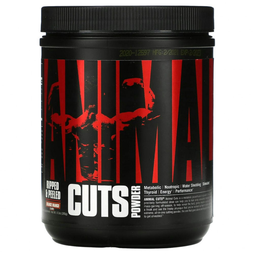 ���� ������ (Iherb) Universal Nutrition, Animal Cuts, �������� � �����, 265 � (9,3 �����), ������ �� 9580 ���