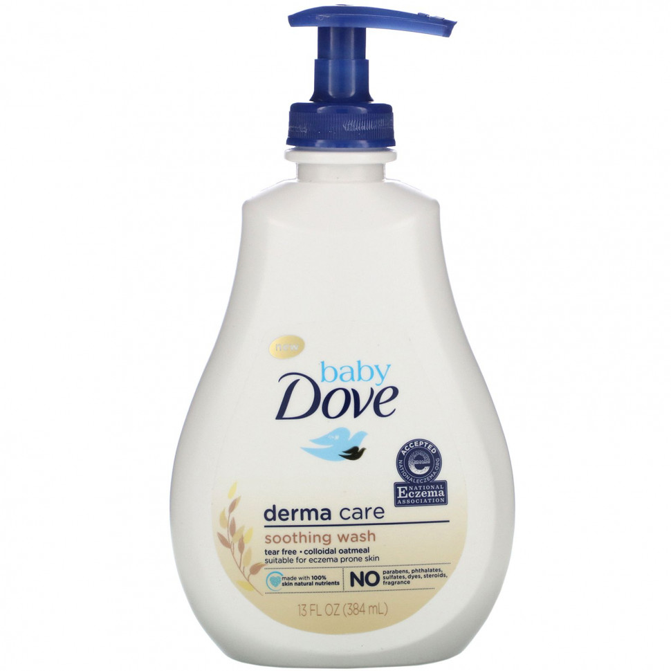���� ������ (Iherb) Dove, Baby Dove, Derma Care, ������������� �������� ��� ����, 384 �� (13 ����. �����), ������ �� 2560 ���