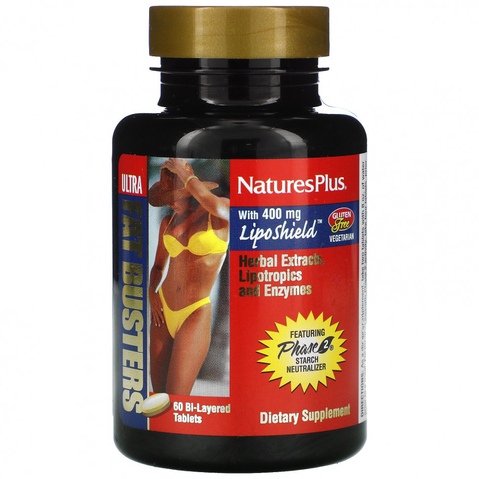 ���� ������ (Iherb) NaturesPlus, Ultra Fat Busters, �������������, 60 ����������� ��������, ������ �� 4940 ���