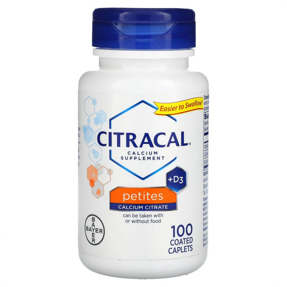 ���� ������ (Iherb) Citracal, ������� � �������� � ��������� D3, ��������� ��������, 100 ������ � ���������, ������ �� 1950 ���