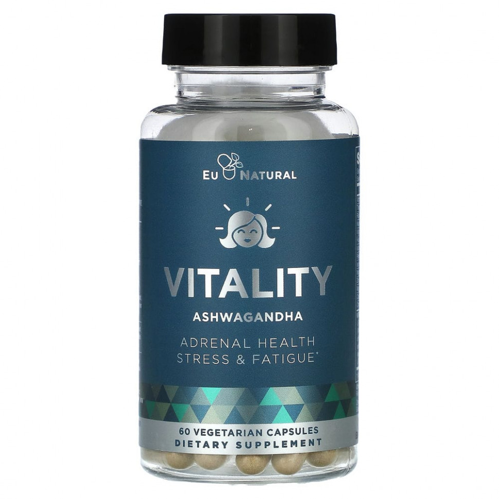���� ������ (Iherb) Eu Natural, Vitality Ashwagandha, 60 �������������� ������, ������ �� 5740 ���