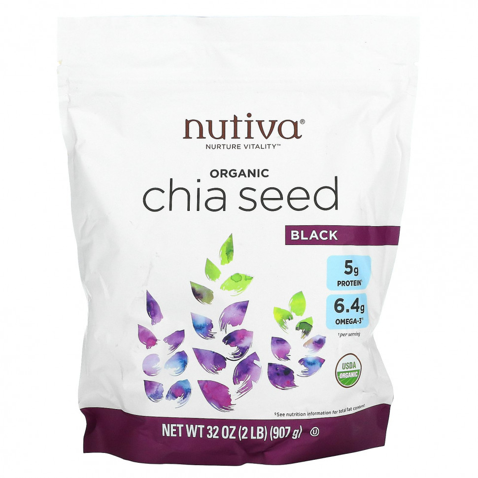 ���� ������ (Iherb) Nutiva, ������������ ������ ���, ������, 907 � (2 �����), ������ �� 4620 ���