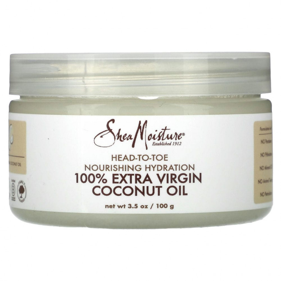 ���� ������ (Iherb) SheaMoisture, ����������� ���������� ��� �����, 100% ��������� ����� ��������� ������, 100 � (3,5 �����), ������ �� 1020 ���