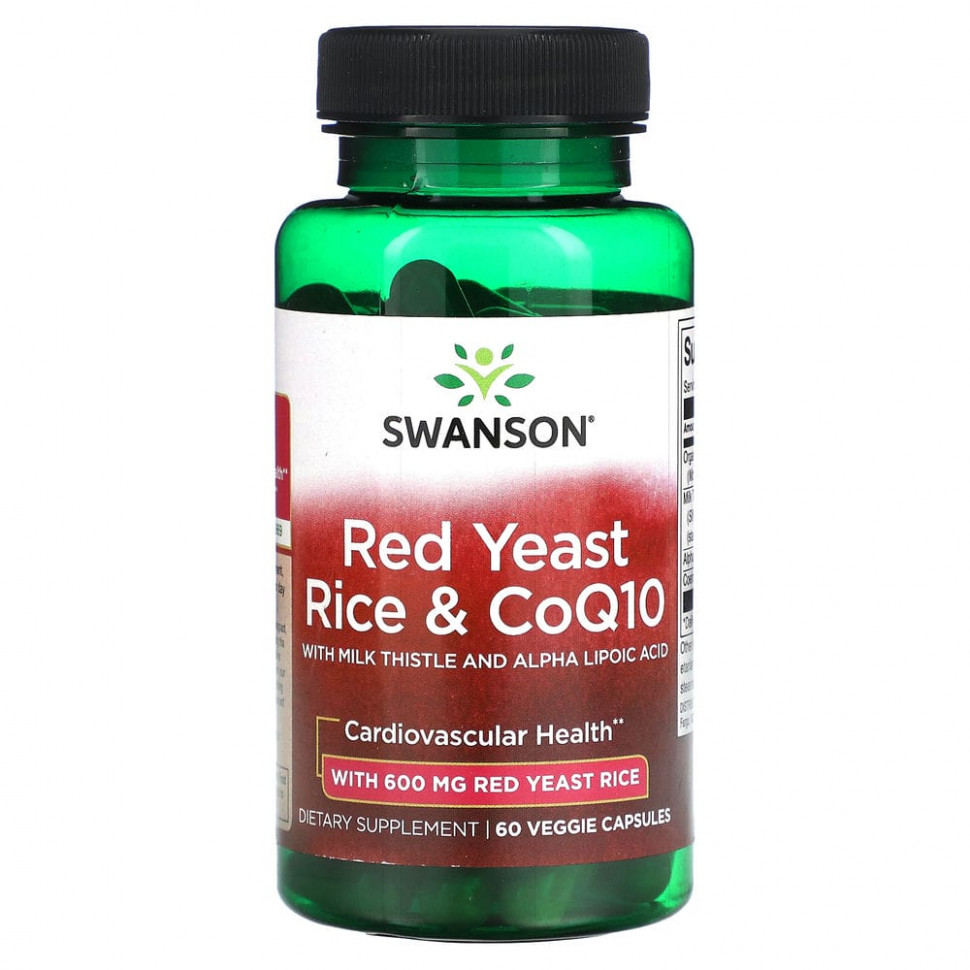 ���� ������ (Iherb) Swanson, ������� ��������� ��� � ������� Q10 � ����������� � �����-�������� ��������, 60 ������������ ������, ������ �� 2300 ���