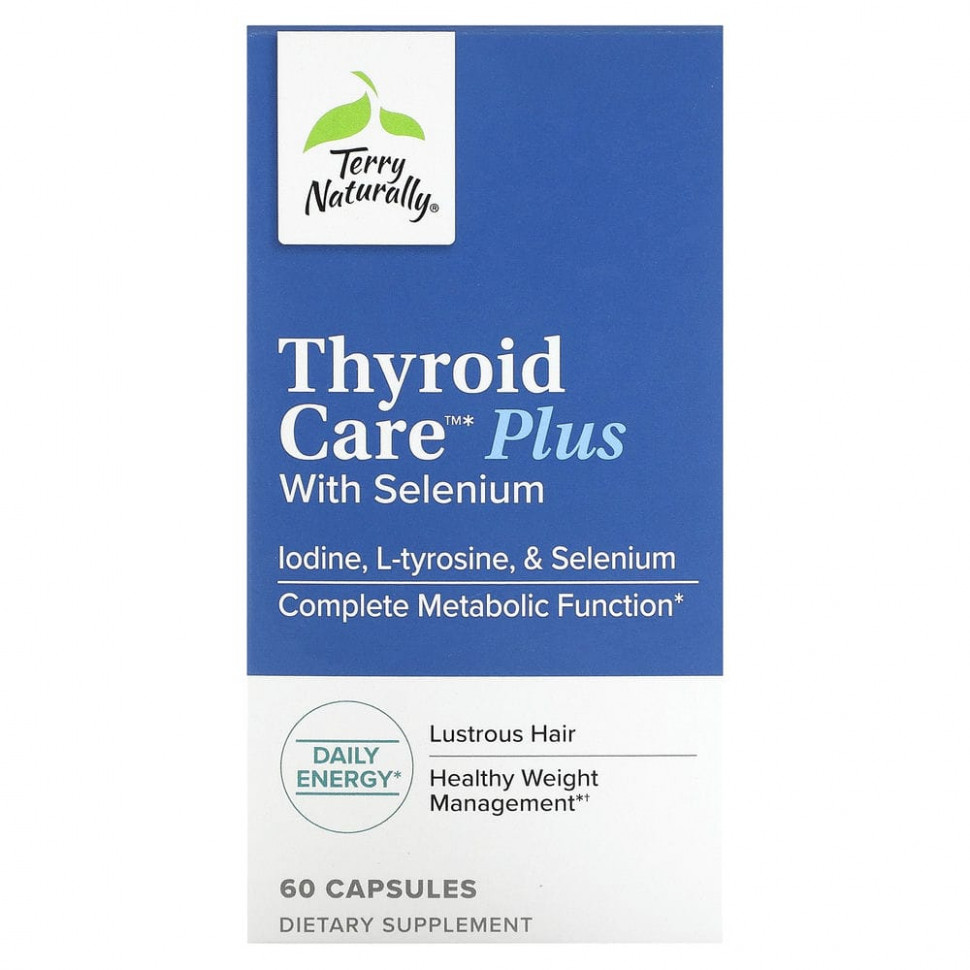 ���� ������ (Iherb) Terry Naturally, Thyroid Care Plus, ������ � ���������� ������, 60 ������, ������ �� 3500 ���