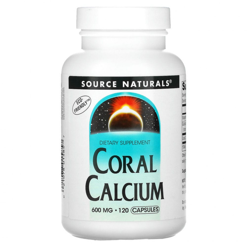 ���� ������ (Iherb) Source Naturals, ���������� �������, 600 ��, 120 ������, ������ �� 3860 ���