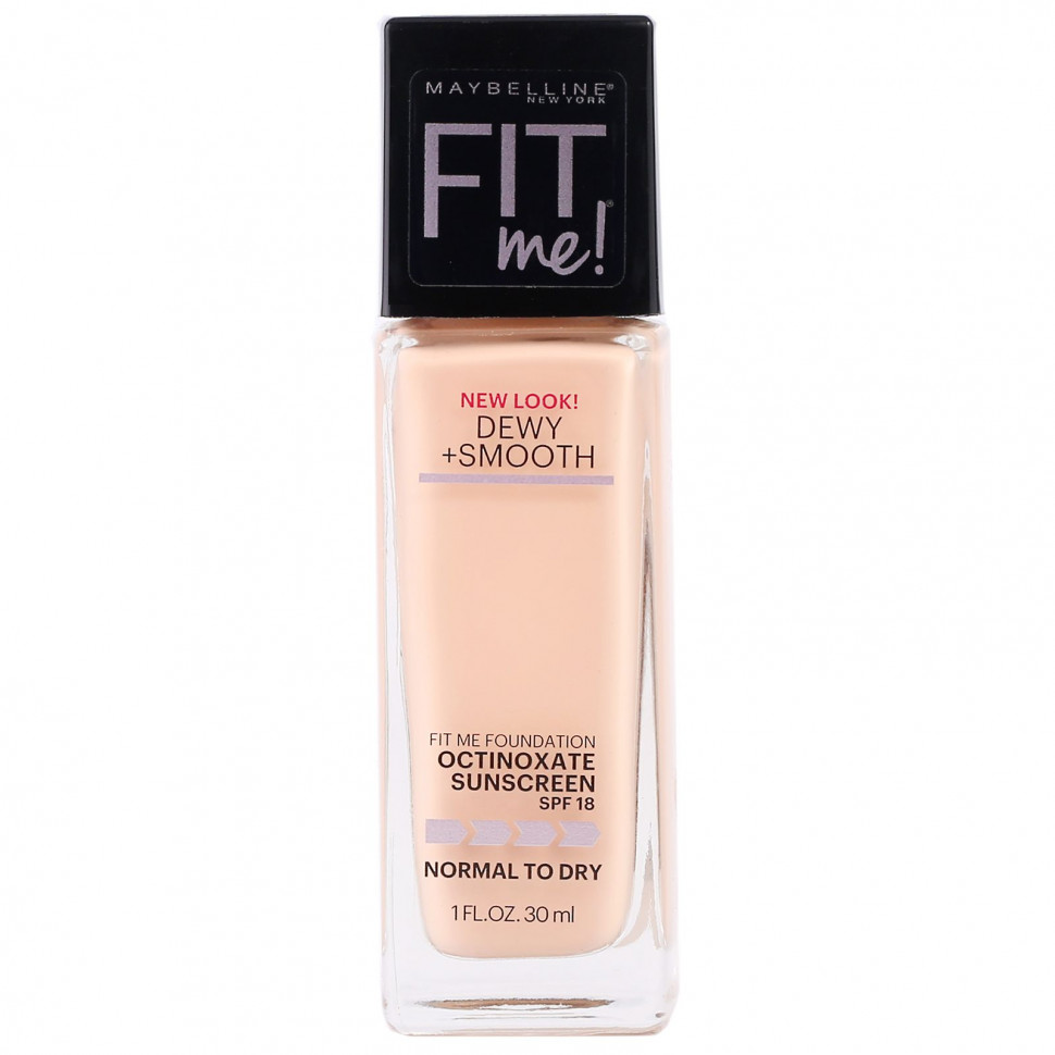 ���� ������ (Iherb) Maybelline, Fit Me, ����������� � ������������� ��������� ������, ������� 115 ��������� ������, 30 ��, ������ �� 2380 ���