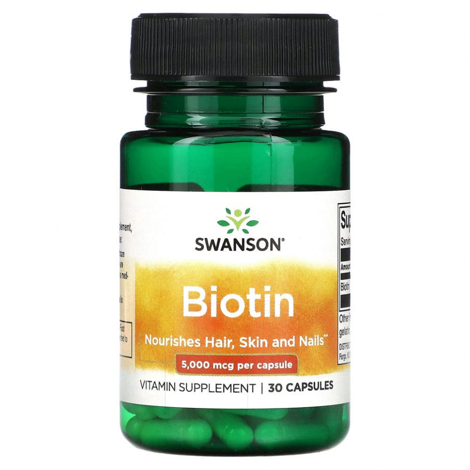 ���� ������ (Iherb) Swanson, ������, 5000 ���, 30 ������, ������ �� 520 ���