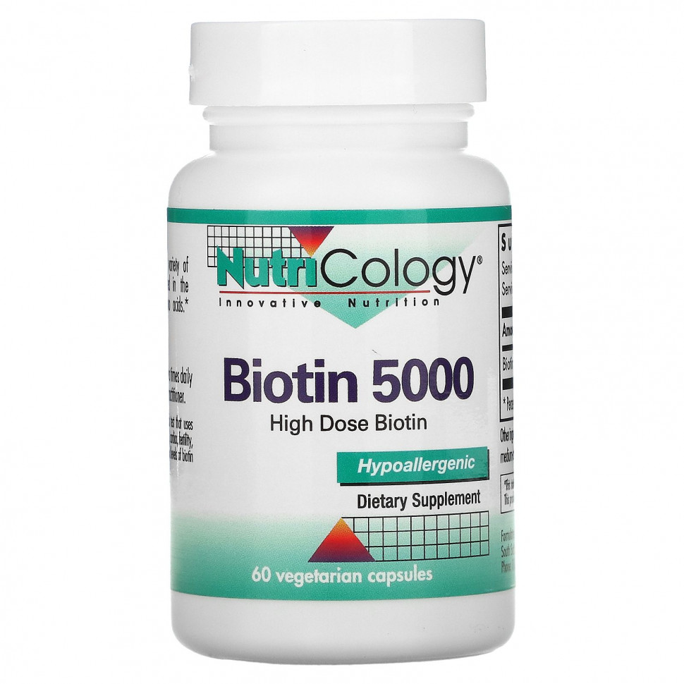 ���� ������ (Iherb) Nutricology, ������ 5000, 60 �������������� ������, ������ �� 3700 ���
