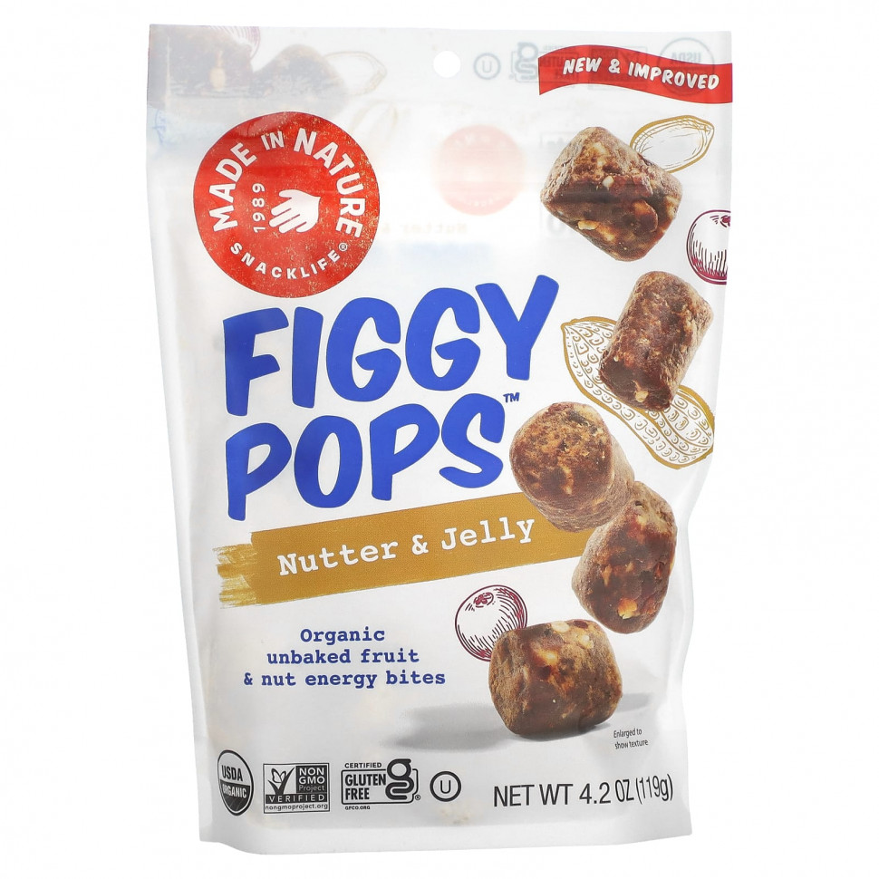   (Iherb) Made in Nature, Figgy Pops,   , 119  (4,2 ),   990 