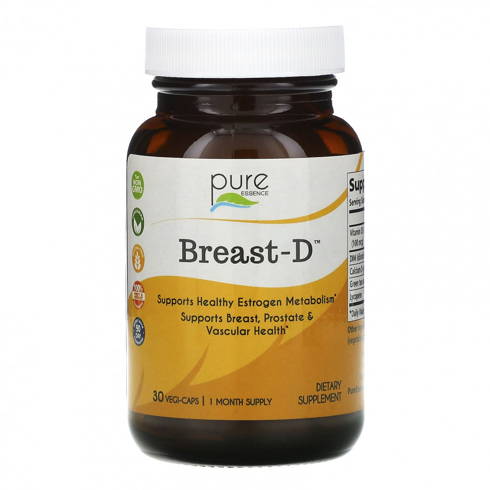 ���� ������ (Iherb) Pure Essence, Breast-D, 30 �������������� ������, ������ �� 5030 ���