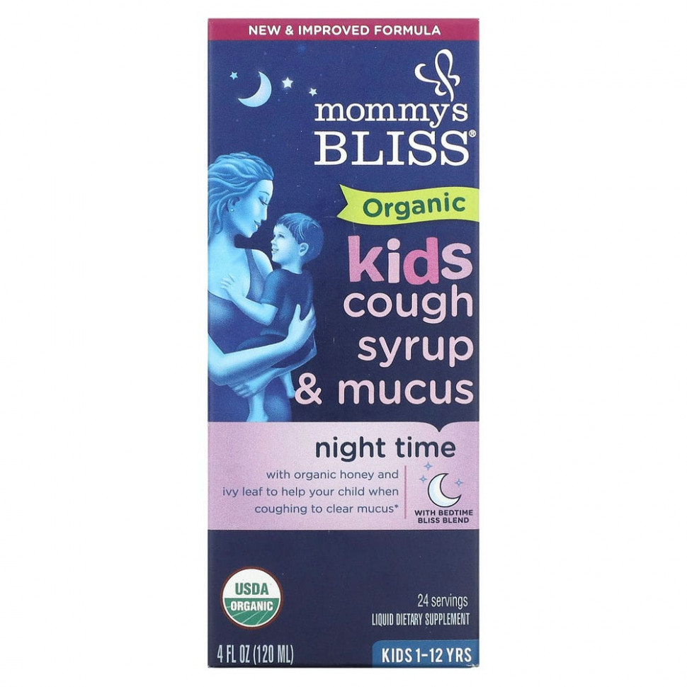 ���� ������ (Iherb) Mommy's Bliss, ��� �����, ������������ ����� �� �����, ��� ������ ����� ����, �� 1 �� 12 ���, 120 �� (4 ����. �����), ������ �� 2120 ���