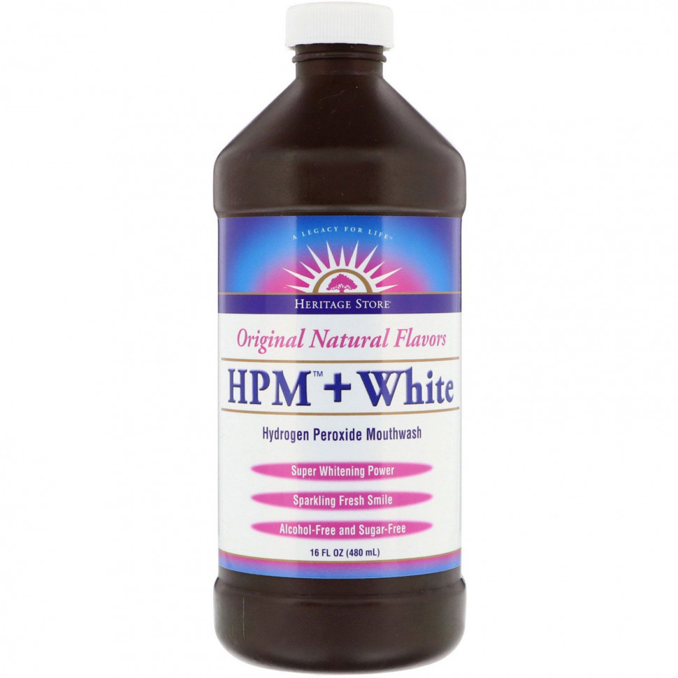 ���� ������ (Iherb) Heritage Store, HPM + White, �������������� ��� ��� � ��������� ��������, ����������������, 480 ��, ������ �� 2050 ���