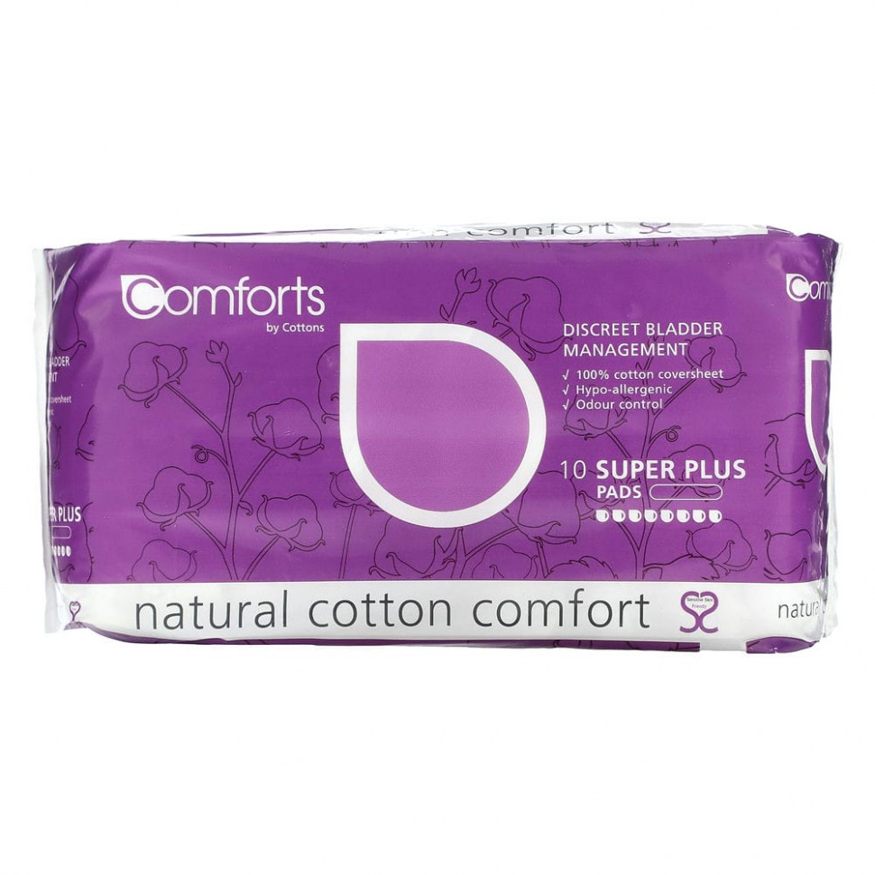 ���� ������ (Iherb) Cottons, ����������� ������, Super Plus, 10 ���������, ������ �� 1880 ���