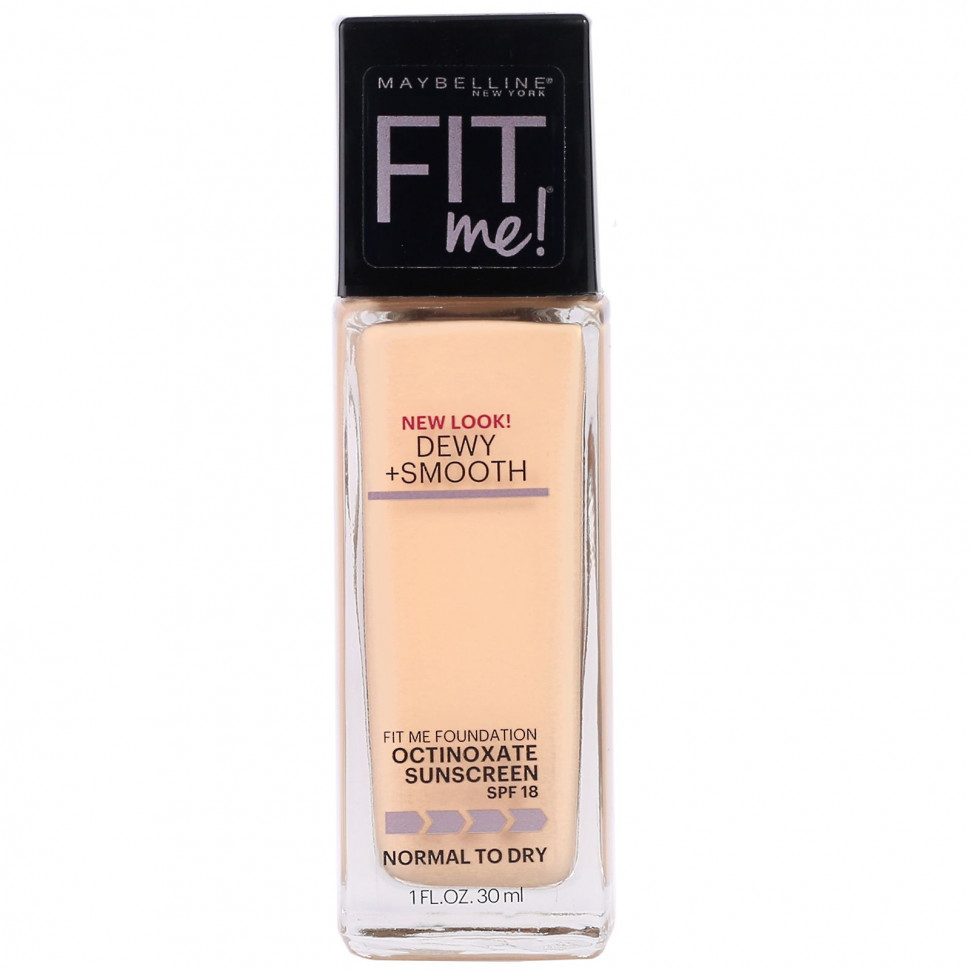 ���� ������ (Iherb) Maybelline, Fit Me, ����������� � ������������� ��������� ������, ������� 120 ������������� �������� ������, 30 ��, ������ �� 2380 ���