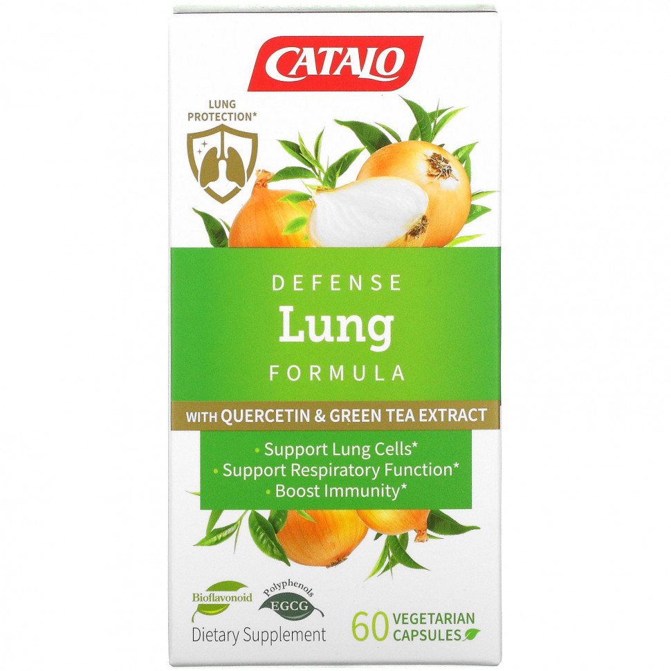 ���� ������ (Iherb) Catalo Naturals, ������� Defense Lung � ����������� � ���������� �������� ���, 60 �������������� ������, ������ �� 7980 ���