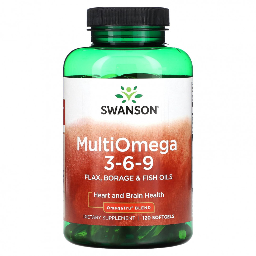 ���� ������ (Iherb) Swanson, MultiOmega 3-6-9`` 120 ������ ��������, ������ �� 3020 ���