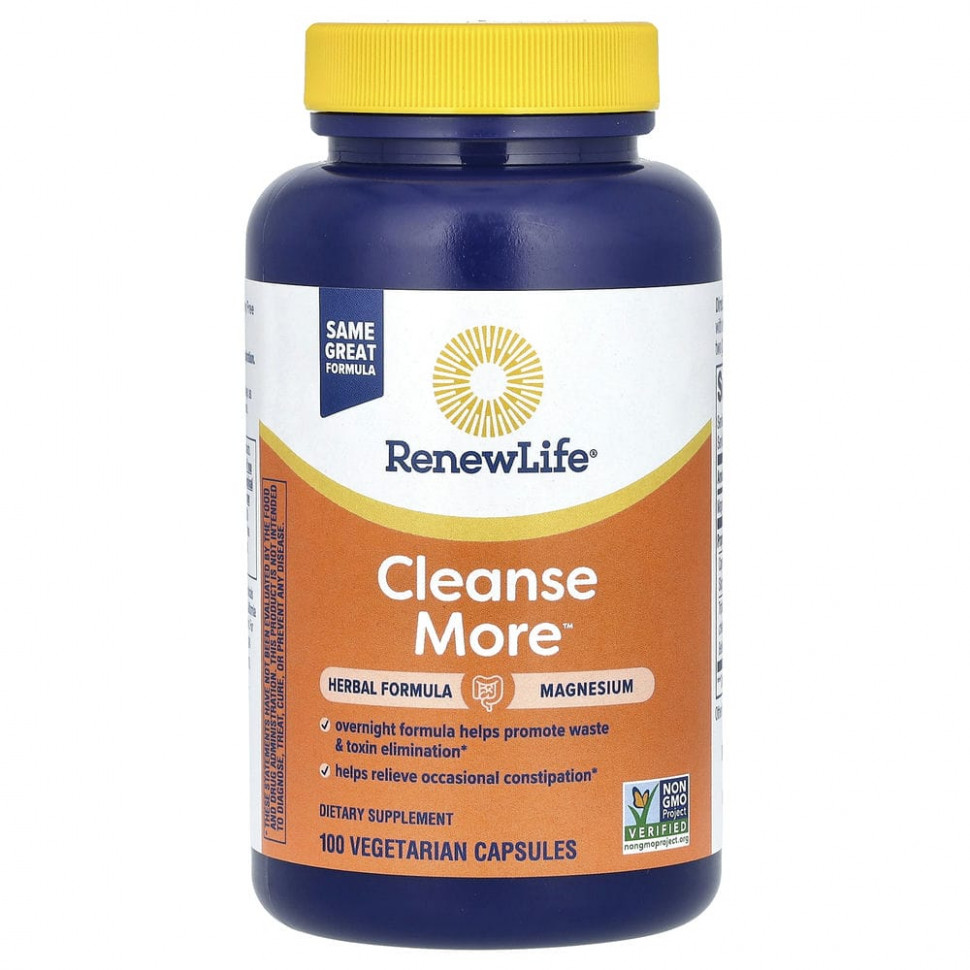 ���� ������ (Iherb) Renew Life, CleanseMore, 100 �������������� ������, ������ �� 5240 ���
