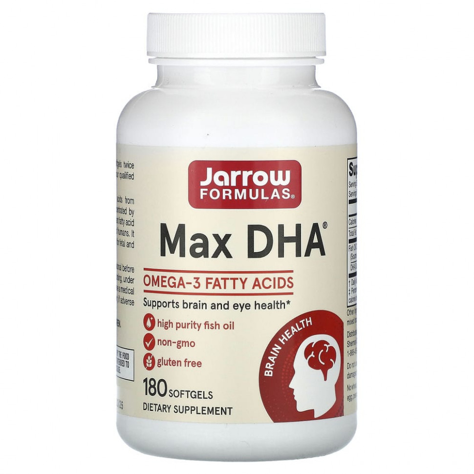 ���� ������ (Iherb) Jarrow Formulas, Max DHA, 180 ������ ��������, ������ �� 6070 ���