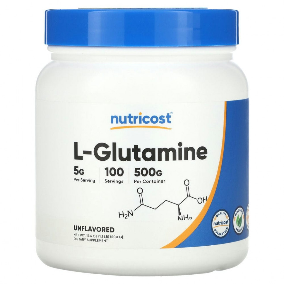 ���� ������ (Iherb) Nutricost, L-��������, ��� �������, 5 � (500 �), ������ �� 4590 ���