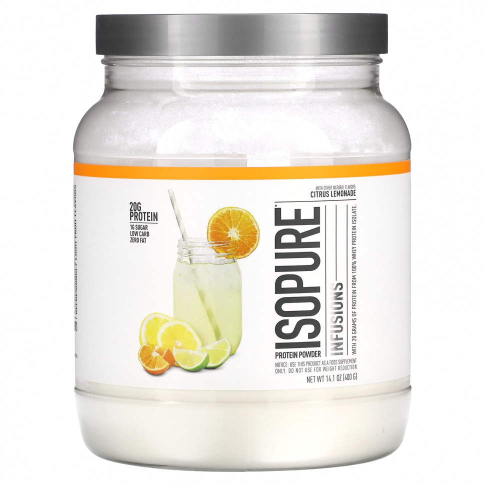 ���� ������ (Iherb) Isopure, Infusions, ����������� �������, ���������� �������, 400 � (14,1 �����), ������ �� 8280 ���