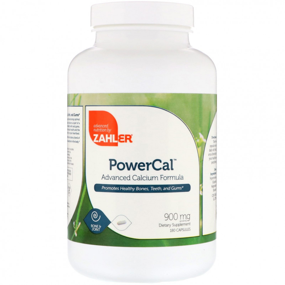 ���� ������ (Iherb) Zahler, PowerCal, ��������� ������� �������, 900 ��, 180 ������, ������ �� 4490 ���
