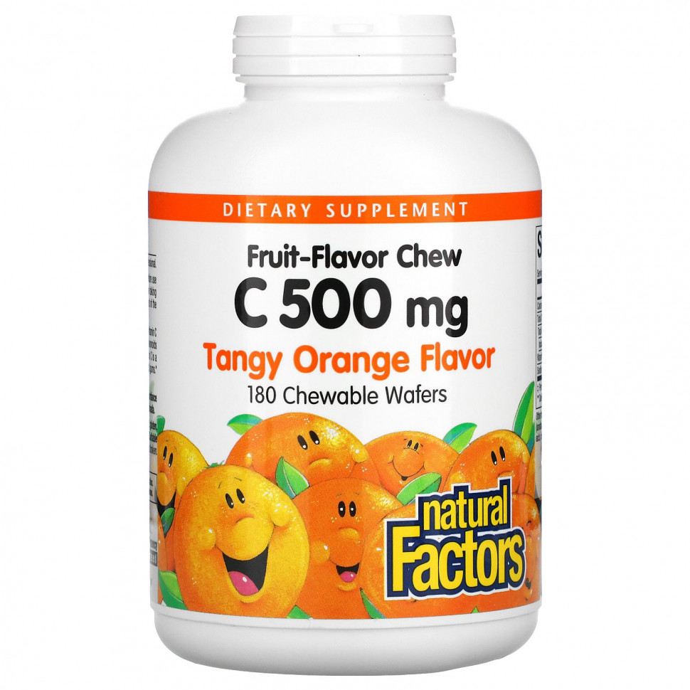 ���� ������ (Iherb) Natural Factors, ����������� ��������� �������� � ��������� C, � ���������� ������ ���������, 500 ��, 180 ����������� ��������, ������ �� 3790 ���