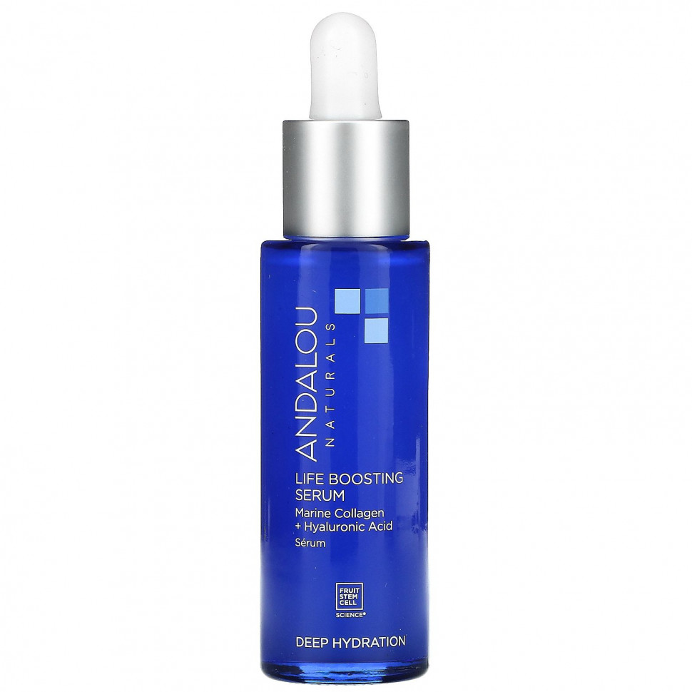 ���� ������ (Iherb) Andalou Naturals, Life Boosting Serum, �������� � ������������� �������� � ������������ �������, 1 ������ ����� (30 ��), ������ �� 4790 ���