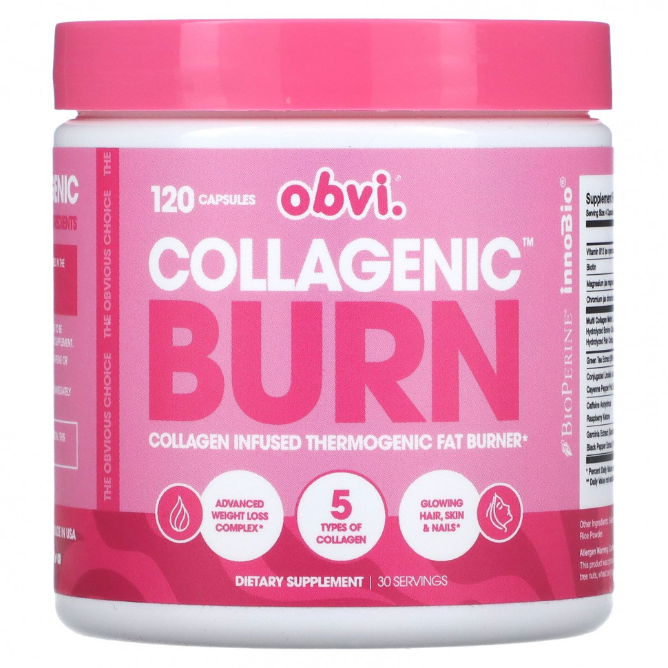 ���� ������ (Iherb) Obvi, Collagenic Burn, 120 ������, ������ �� 6170 ���