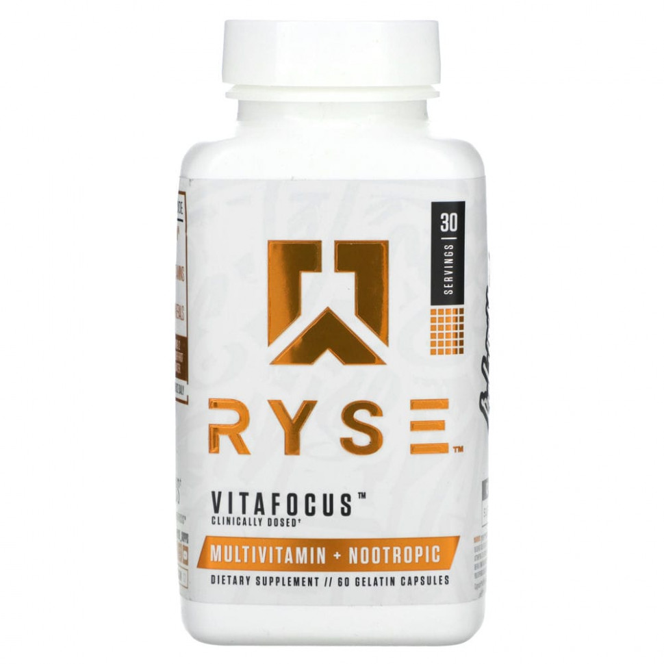 ���� ������ (Iherb) Ryse Supps, Vitafocus, �������������� � ��������, 60 ����������� ������, ������ �� 4890 ���