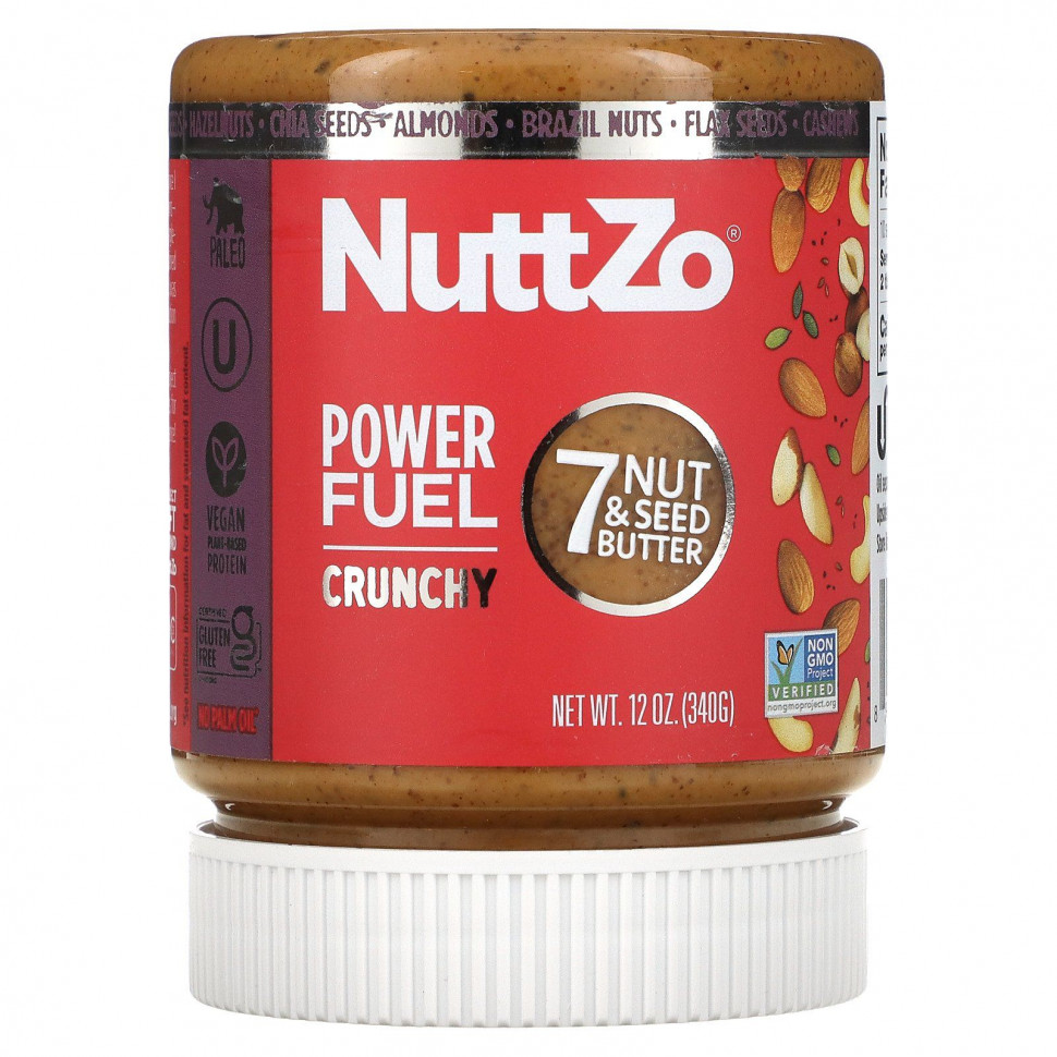 ���� ������ (Iherb) Nuttzo, Paleo Power Fuel, ��������� ����� �� 7 ������ � �����, 340 � (12 �����), ������ �� 3130 ���