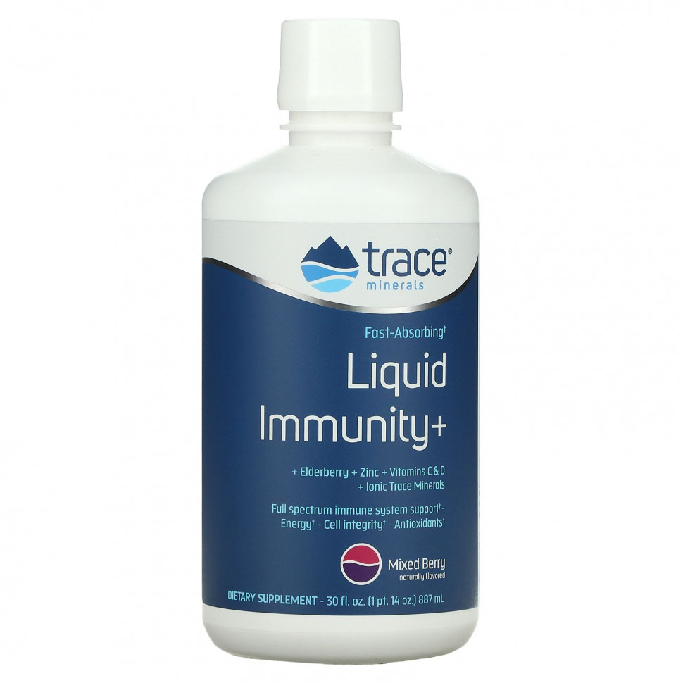 ���� ������ (Iherb) Trace Minerals �, ������ ������������� �������� Immunity +, ������� �������, 887 �� (30 ����. �����), ������ �� 5650 ���