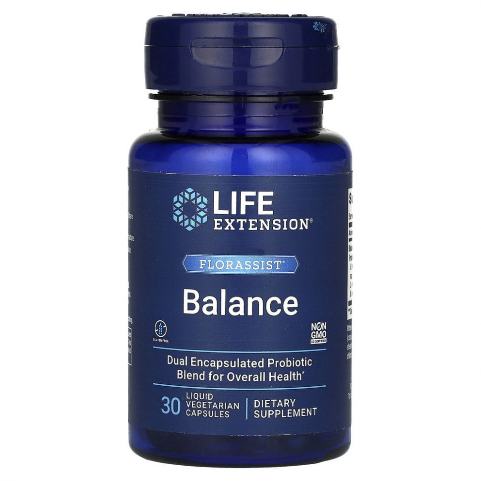   (Iherb) Life Extension, FLORASSIST Balance, 30   ,   3580 