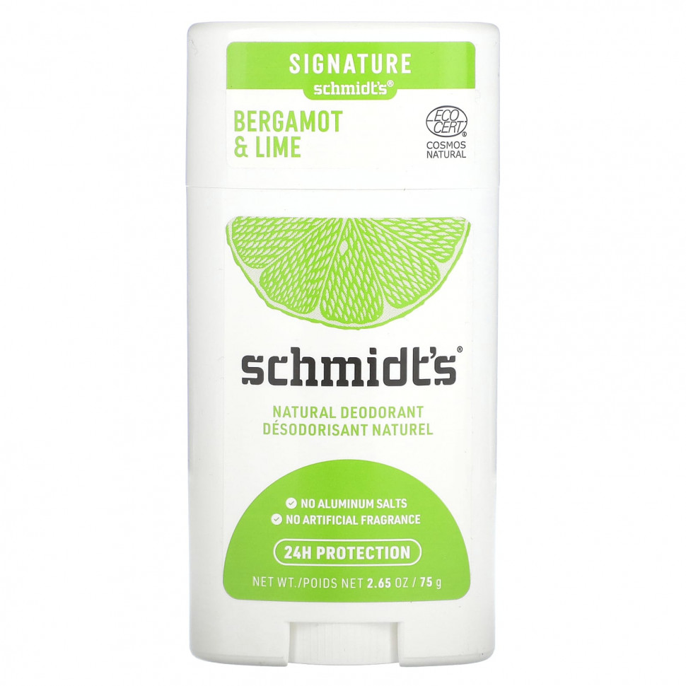 ���� ������ (Iherb) Schmidt's, ����������� ����������, �������� � ����, 75 � (2,65 �����), ������ �� 2250 ���
