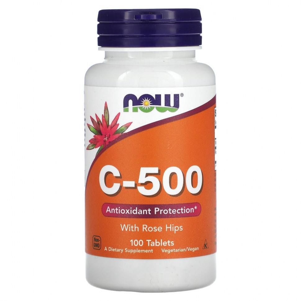 ���� ������ (Iherb) NOW Foods, C-500 � ����������, 100 ��������, ������ �� 1120 ���